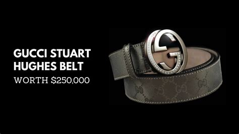 gucci stuart hughes belt – price $250 000